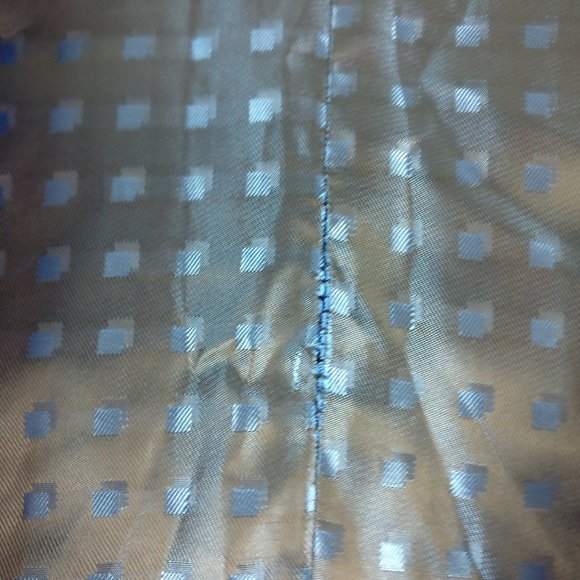 CEO Dress Shirt Double breasted Vest, Blue Checkered Vest, Formal Shirt Vest 36R - Picture 11 of 12